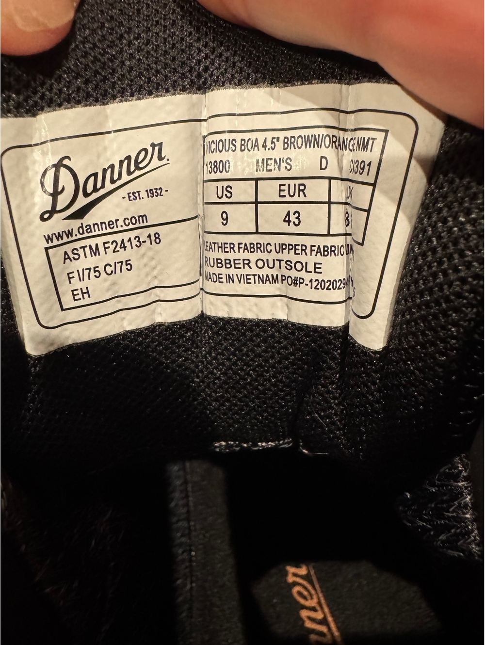 NEW Danner Vicious BOA Work Boots | Men’s Size 9D - Picture 8 of 8